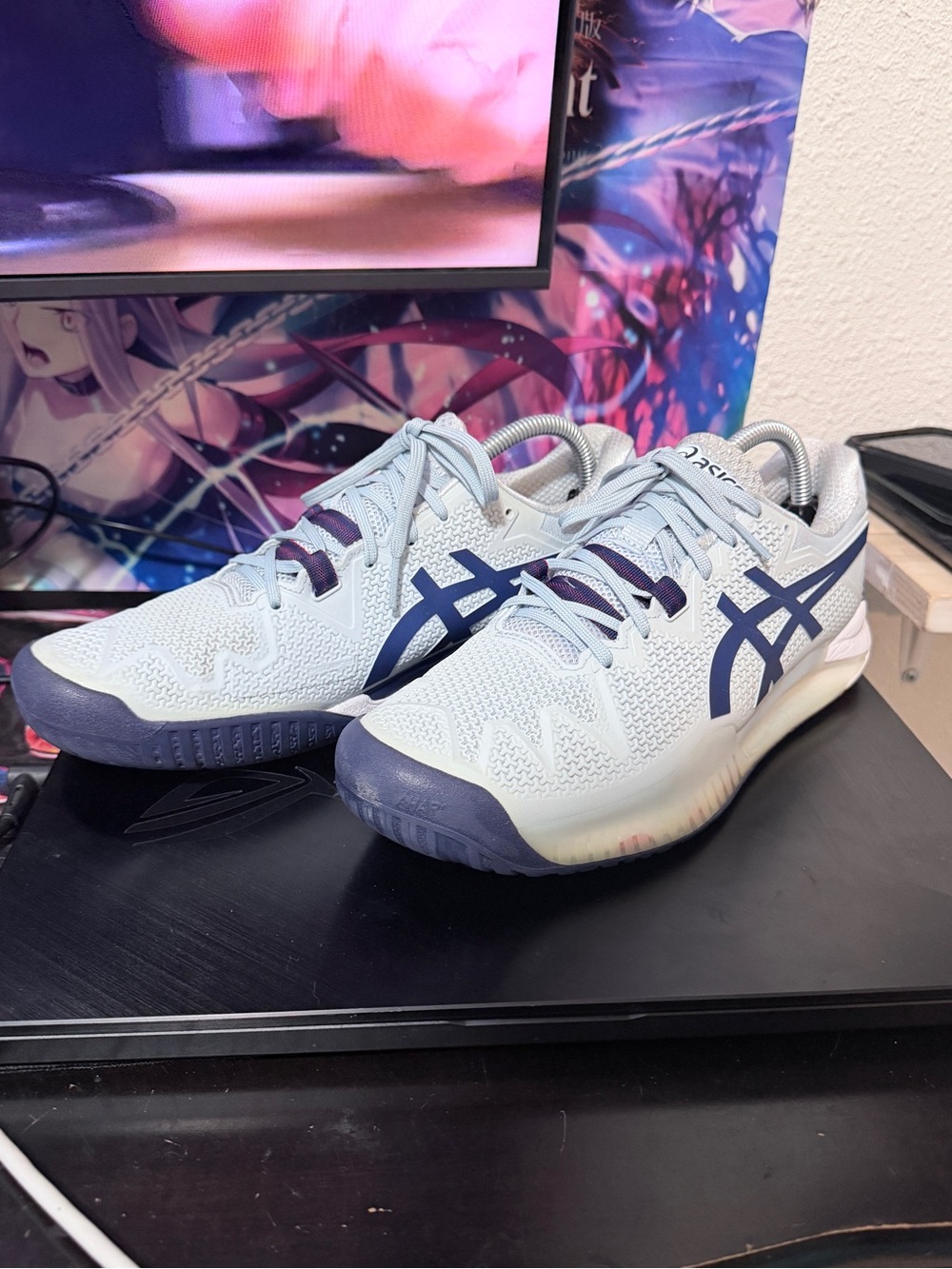 ASICS woman’s  flyte foam dyna wall tennis shoes